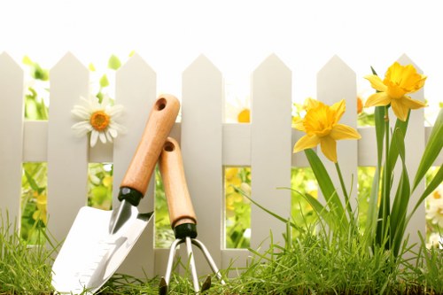 Curb appeal with flowering shrubs